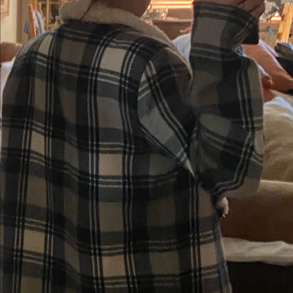 Warm fluffy jacket